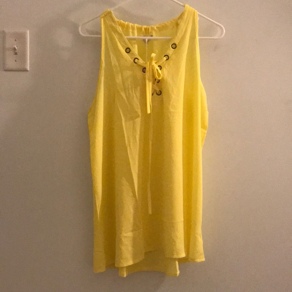 Yellow blouse